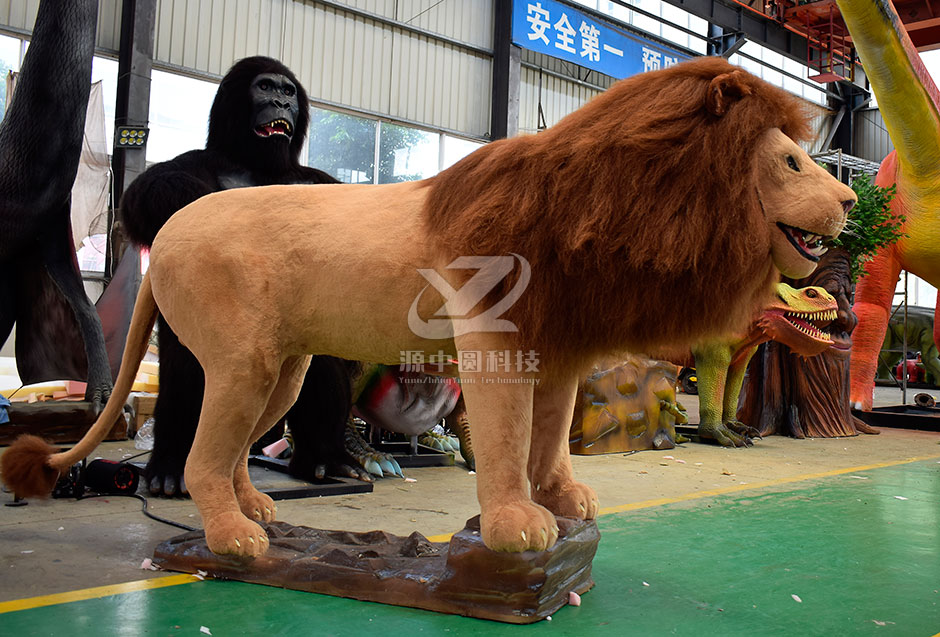 仿真獅子，電動獅子，獅子模型，獅子雕塑